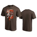 Wholesale Cheap Cleveland Browns #6 Baker Mayfield Brown Men's Player Graphic Powerhouse T-Shirt