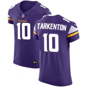 Wholesale Cheap Nike Vikings #10 Fran Tarkenton Purple Team Color Men\'s Stitched NFL Vapor Untouchable Elite Jersey