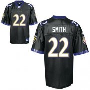 Wholesale Cheap Ravens #22 Jimmy Smith Black Stitched NFL Jersey