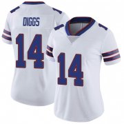 Wholesale Cheap Women's Buffalo Bills #14 Stefon Diggs White Vapor Untouchable Stitched NFL Nike Limited Jersey