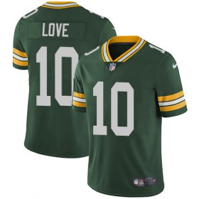 Wholesale Cheap Nike Packers #10 Jordan Love Green Team Color Men\'s Stitched NFL Vapor Untouchable Limited Jersey