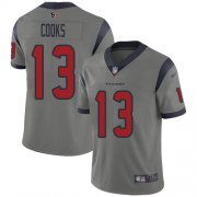 Wholesale Cheap Nike Texans #13 Brandin Cooks Gray Men's Stitched NFL Limited Inverted Legend Jersey