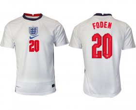 Wholesale Cheap Men 2021 Europe England home AAA version 20 soccer jerseys