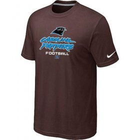 Wholesale Cheap Nike Carolina Panthers Big & Tall Critical Victory NFL T-Shirt Brown