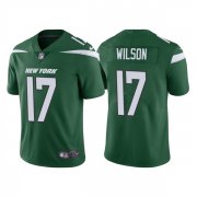 Wholesale Cheap Men's New York Jets #17 Garrett Wilson 2022 Green Vapor Untouchable Limited Stitched Jersey