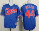 Wholesale Cheap Cubs #44 Anthony Rizzo Blue 1994 Turn Back The Clock Stitched MLB Jersey