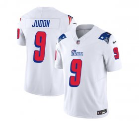 Wholesale Cheap Men\'s New England Patriots #9 Matthew Judon White 2023 F.U.S.E. Vapor Limited Football Stitched Jersey
