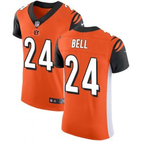 Wholesale Cheap Nike Bengals #24 Vonn Bell Orange Alternate Men\'s Stitched NFL New Elite Jersey