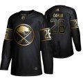 Wholesale Cheap Adidas Sabres #26 Rasmus Dahlin Men's 2019 Black Golden Edition Authentic Stitched NHL Jersey