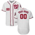 Wholesale Cheap Washington Nationals Majestic Home Flex Base Authentic Collection Custom Jersey White