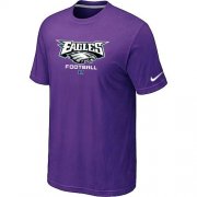 Wholesale Cheap Nike Philadelphia Eagles Big & Tall Critical Victory NFL T-Shirt Purple
