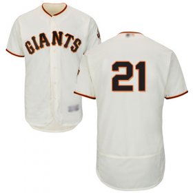 Wholesale Cheap Giants #21 Stephen Vogt Cream Flexbase Authentic Collection Stitched MLB Jersey