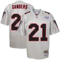 Wholesale Cheap Youth Atlanta Falcons #21 Deion Sanders Mitchell & Ness Platinum NFL 100 Retired Player Legacy Jersey