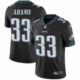 Wholesale Cheap Nike Eagles #33 Josh Adams Black Alternate Men\'s Stitched NFL Vapor Untouchable Limited Jersey