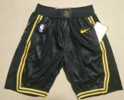 Wholesale Cheap Men's Los Angeles Lakers Black 2020 Nike City Edition Stitched Shorts
