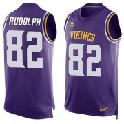 Wholesale Cheap Nike Vikings #82 Kyle Rudolph Purple Team Color Men's Stitched NFL Limited Tank Top Jersey