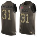 Wholesale Cheap Nike Buccaneers #31 Jordan Whitehead Green Men's Stitched NFL Limited Salute To Service Tank Top Jersey