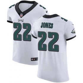 Wholesale Cheap Nike Eagles #22 Sidney Jones White Men\'s Stitched NFL Vapor Untouchable Elite Jersey