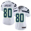 Wholesale Cheap Nike Seahawks #80 Steve Largent White Women's Stitched NFL Vapor Untouchable Limited Jersey