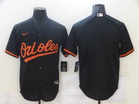 Wholesale Cheap Men Baltimore Orioles Blank Black Game Nike MLB Jerseys