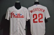 Wholesale Cheap Men's Philadelphia Phillies #22 Andrew McCutchen White Stitched MLB Cool Base Nike Jersey