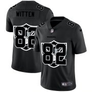 Wholesale Cheap Las Vegas Raiders #82 Jason Witten Men's Nike Team Logo Dual Overlap Limited NFL Jersey Black