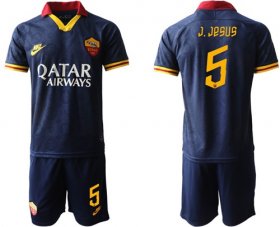 Wholesale Cheap Roma #5 J.Jesus Third Soccer Club Jersey