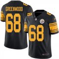 Wholesale Cheap Nike Steelers #68 L.C. Greenwood Black Men's Stitched NFL Limited Rush Jersey
