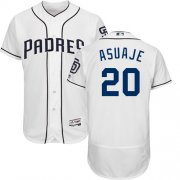 Wholesale Cheap Padres #20 Carlos Asuaje White Flexbase Authentic Collection Stitched MLB Jersey