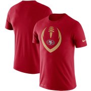 Wholesale Cheap San Francisco 49ers Nike Fan Gear Modern Icon Performance T-Shirt Scarlet
