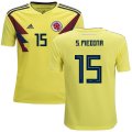 Wholesale Cheap Colombia #15 S.Medina Home Kid Soccer Country Jersey