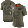 Wholesale Cheap Nike Raiders #42 Cory Littleton Camo Men's Stitched NFL Limited 2019 Salute To Service Jersey