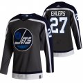 Wholesale Cheap Winnipeg Jets #27 Nikolaj Ehlers Black Men's Adidas 2020-21 Reverse Retro Alternate NHL Jersey