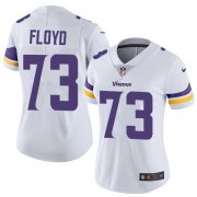 Wholesale Cheap Nike Vikings #73 Sharrif Floyd White Women's Stitched NFL Vapor Untouchable Limited Jersey