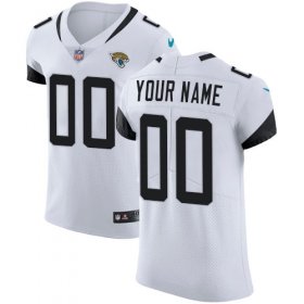 Wholesale Cheap Nike Jacksonville Jaguars Customized White Stitched Vapor Untouchable Elite Men\'s NFL Jersey