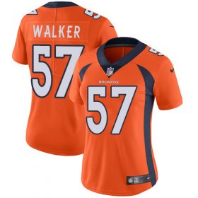 Wholesale Cheap Nike Broncos #57 Demarcus Walker Orange Team Color Women\'s Stitched NFL Vapor Untouchable Limited Jersey