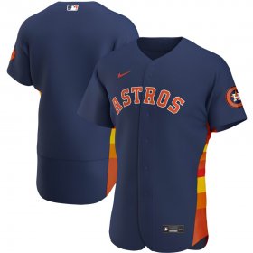 Wholesale Cheap Houston Astros Men\'s Nike Navy Alternate 2020 Authentic Official Team MLB Jersey
