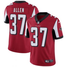 Wholesale Cheap Nike Falcons #37 Ricardo Allen Red Team Color Men\'s Stitched NFL Vapor Untouchable Limited Jersey