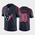 Wholesale Cheap Houston Texans Custom Navy Blue Men's Nike Big Team Logo Vapor Limited NFL Jersey