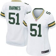 Wholesale Cheap Women's Green Bay Packers #51 Krys Barnes Game White Jersey