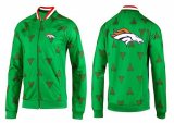 Wholesale Cheap NFL Denver Broncos Team Logo Jacket Green