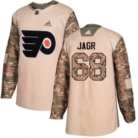 Wholesale Cheap Adidas Flyers #68 Jaromir Jagr Camo Authentic 2017 Veterans Day Stitched NHL Jersey