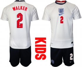 Wholesale Cheap 2021 European Cup England home Youth 2 soccer jerseys