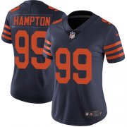 Wholesale Cheap Nike Bears #99 Dan Hampton Navy Blue Alternate Women's Stitched NFL Vapor Untouchable Limited Jersey