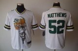 Wholesale Cheap Nike Packers #52 Clay Matthews White Men's Stitched NFL Helmet Tri-Blend Limited Jersey