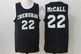 Wholesale Cheap Crenshaw 22 McCall Black Stitched Movie Jersey