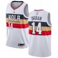Wholesale Cheap Pelicans #14 Brandon Ingram White Basketball Swingman Earned Edition Jersey