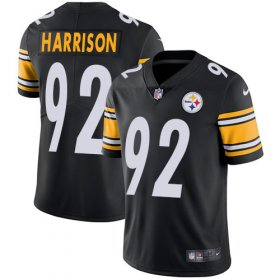 Wholesale Cheap Nike Steelers #92 James Harrison Black Team Color Men\'s Stitched NFL Vapor Untouchable Limited Jersey