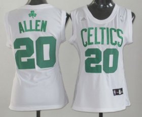 Wholesale Cheap Boston Celtics #20 Ray Allen White Womens Jersey