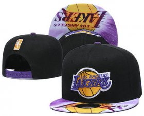 Wholesale Cheap Los Angeles Lakers Snapback Ajustable Cap Hat YD 16